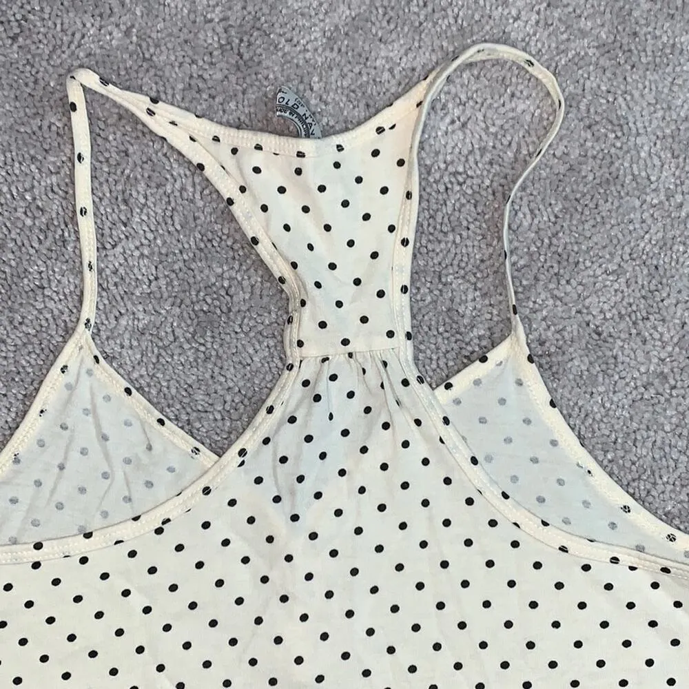 Old Navy Polkadot Racerback Babydoll Tank Womens XS - NWOT - Image 7