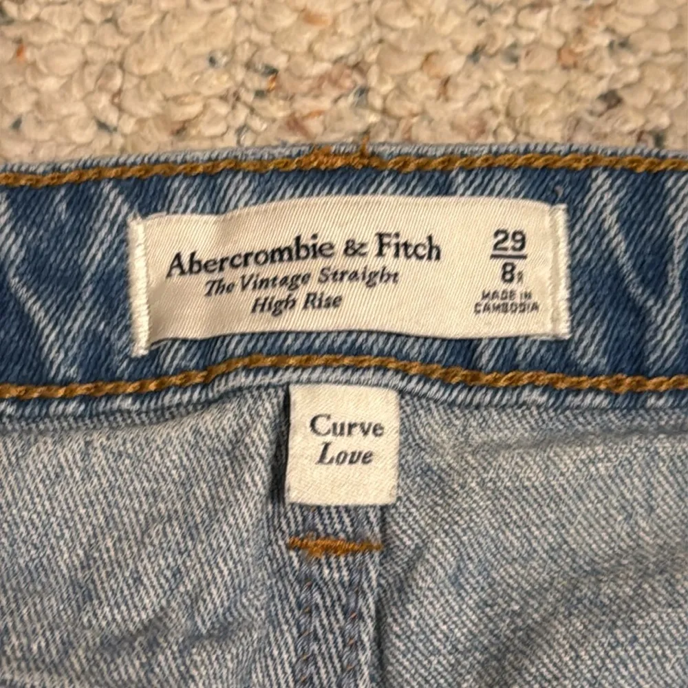 Abercrombie & Fitch A&F Jeans 29 8 Regular Vintage Straight High Rise - Image 3