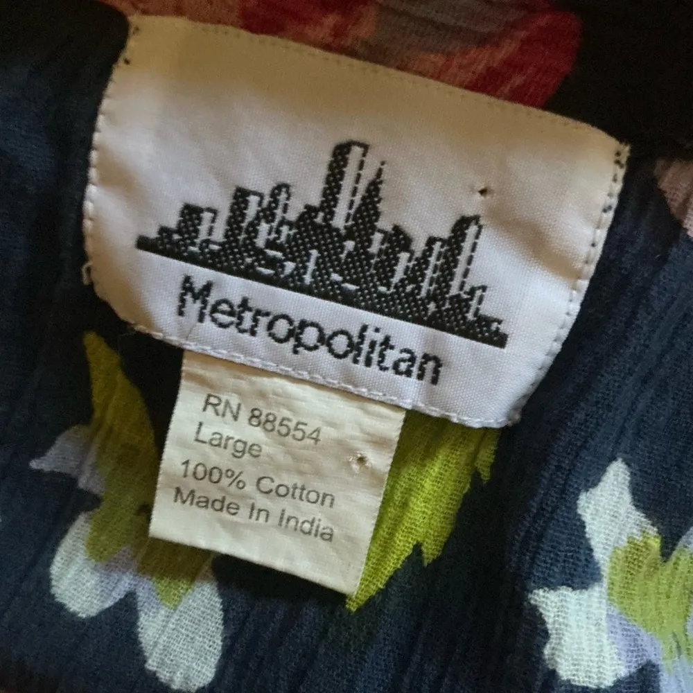 Vintage 90s floral beachy maxi dress Size L - Image 2