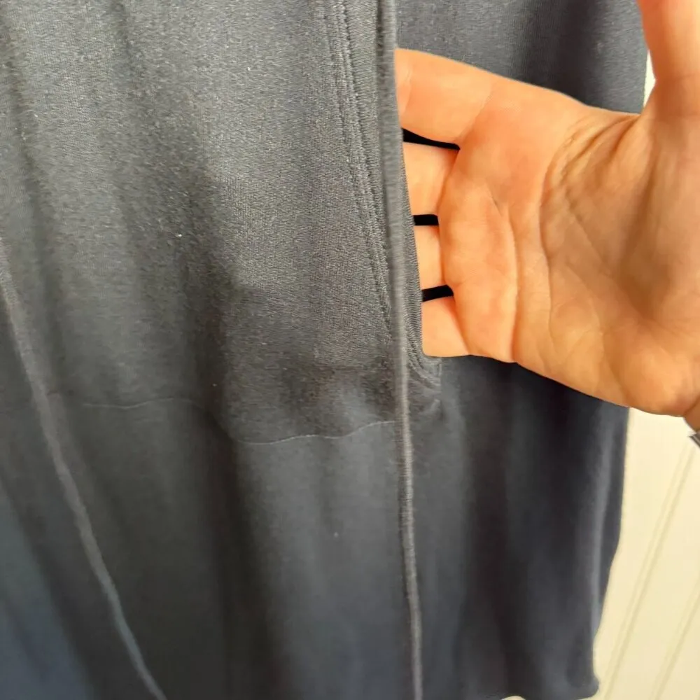 Haute Hippie Black Hooded Sleeveless Asymmetrical Hem Dress i11 - Image 5