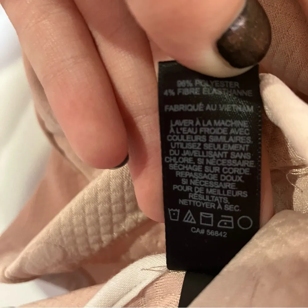 Express puff embossed Moto jacket neutral size XS - Image 7