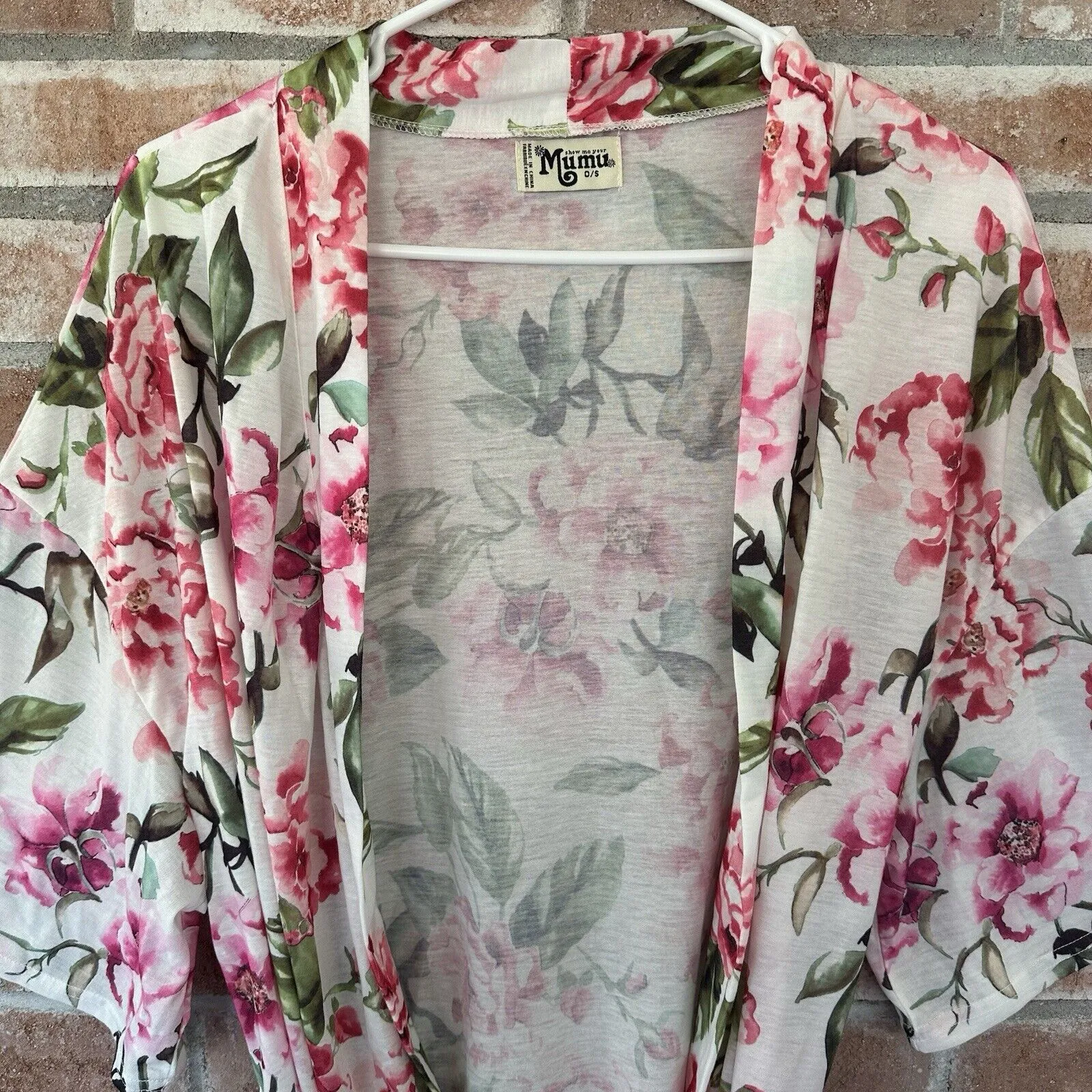 Show Me Your Mumu Brie Robe Garden of Blooms Floral One Size - Image 5