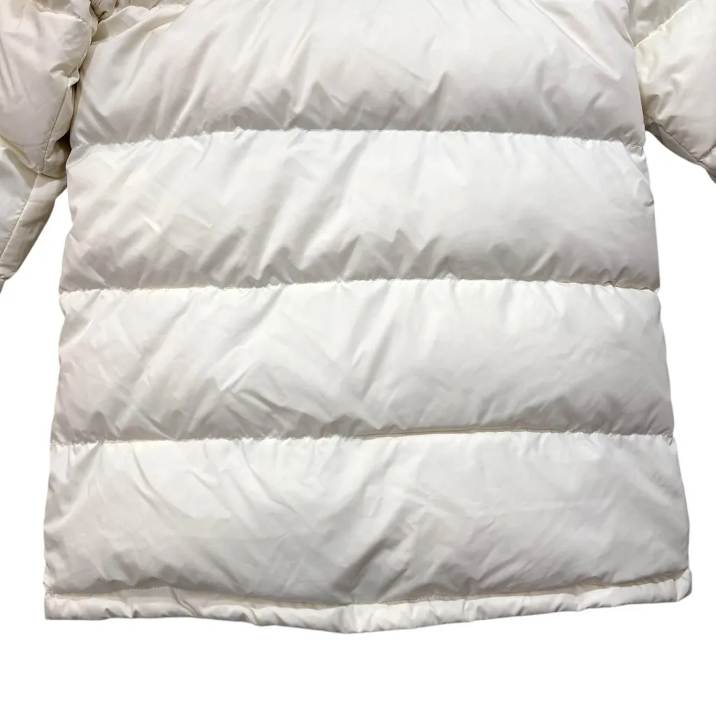 Lands’ End Cream Puffer Hooded Goosedown Coat Size Small Womens 6-8 - Image 13