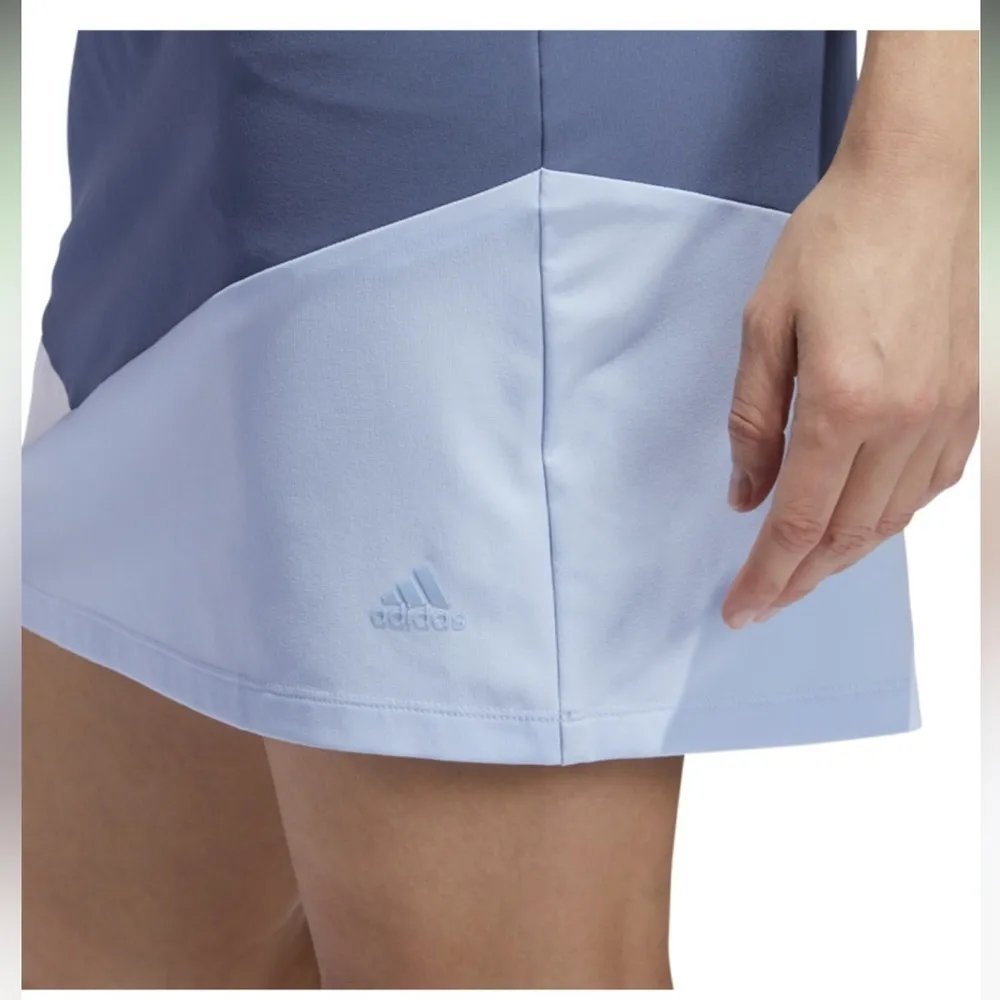 Adidas Colorblocked golf Skort size medium tech ink blue white - Image 11