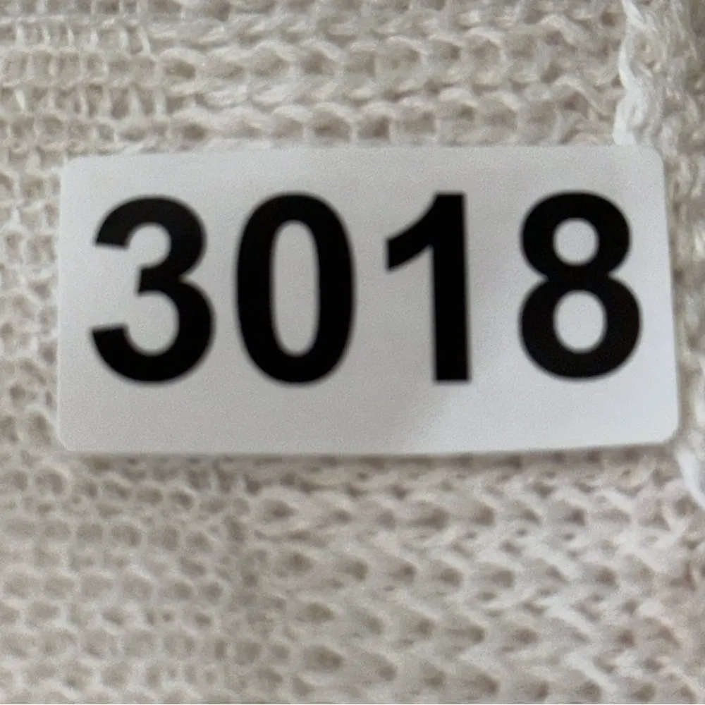 Eileen Fisher Women’s Size P S White Shadow Stripe Linen Knit Sweater Tank Top - Image 8