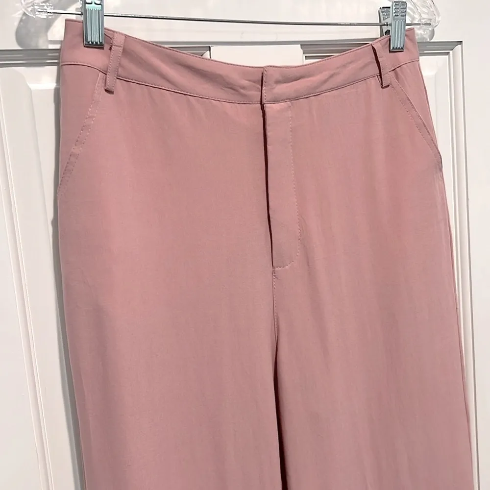 En Saison Valeria Trousers Pants Wide Leg Flowy Pastel Pink Small Anthropologie - Image 5