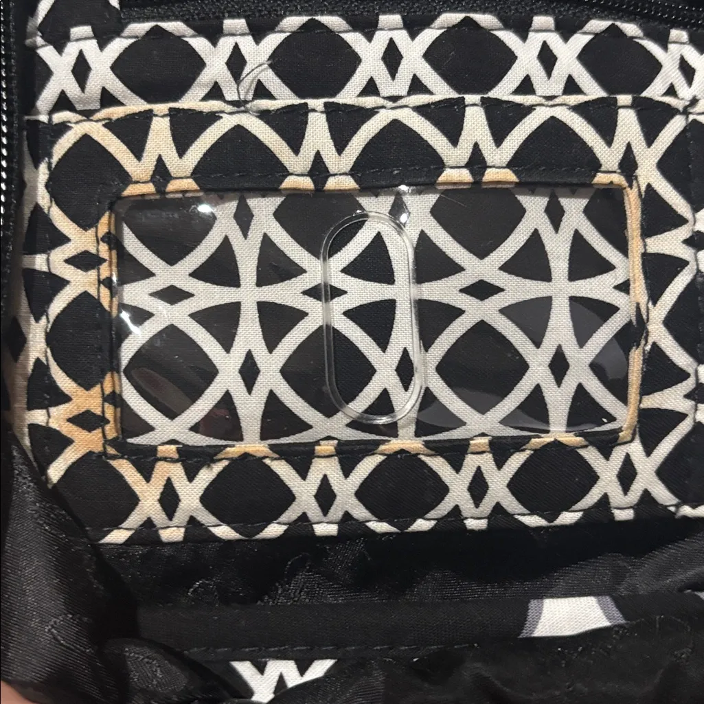 Vera Bradley Floral Black and White Women's Backpack - Image 5