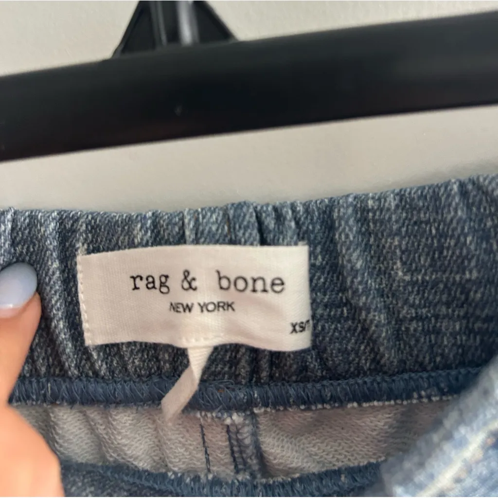 rag & bone Miramar Denim-Print Joggers - Image 3