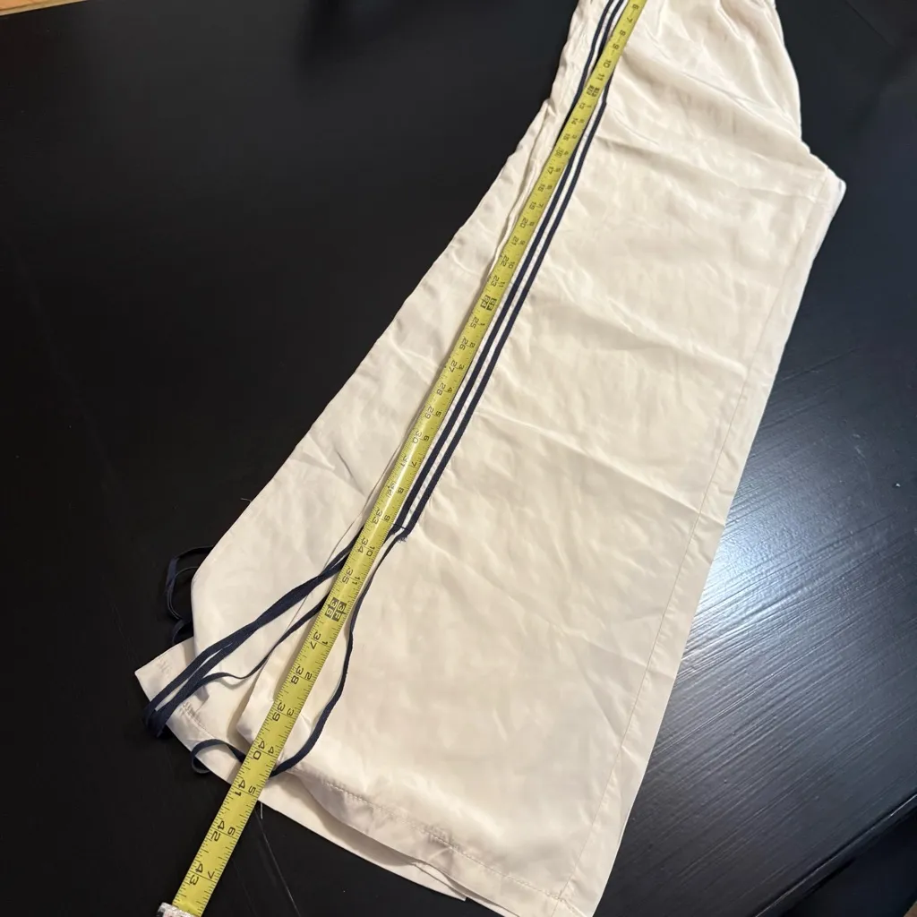 Edikted Cream Joggers with Black Stripe - Image 4