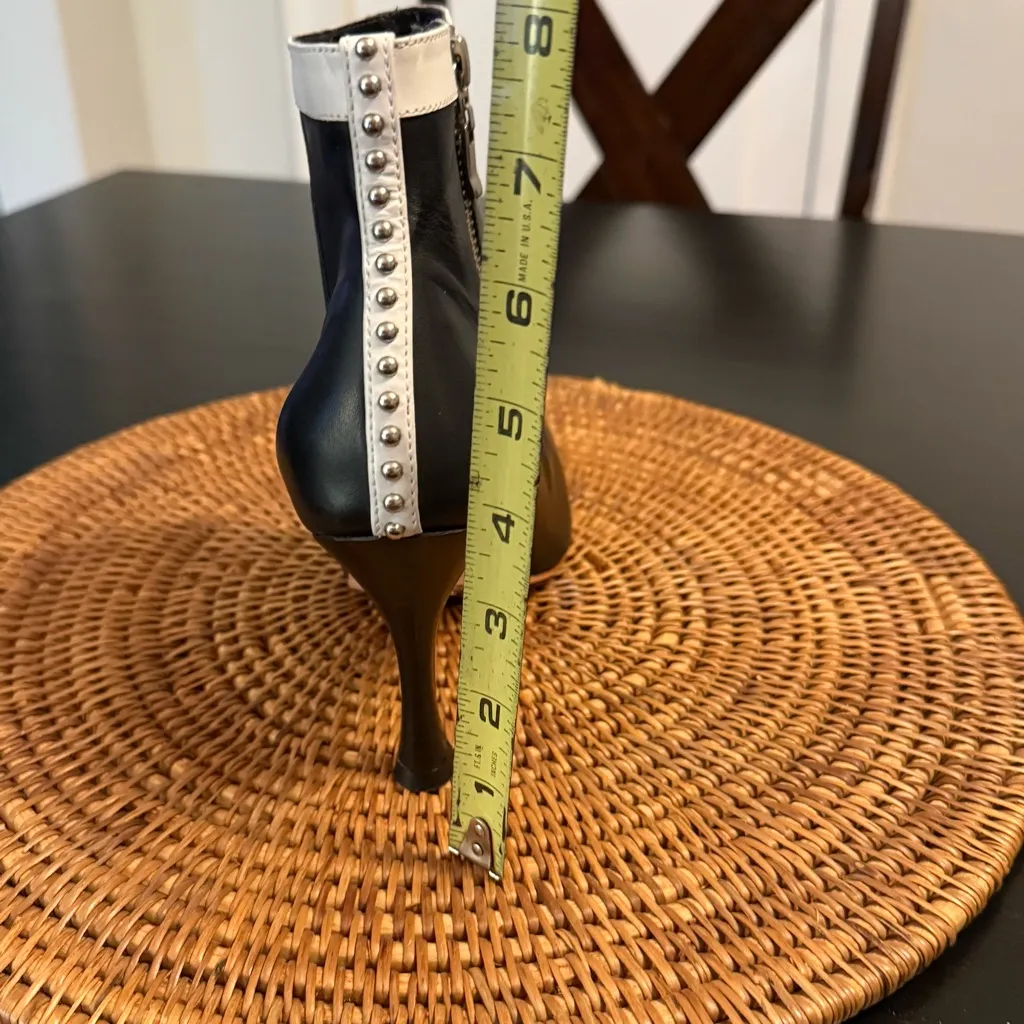 Claire Flowers beautiful ankle booties heels size 7.5 women’s Black - Image 13