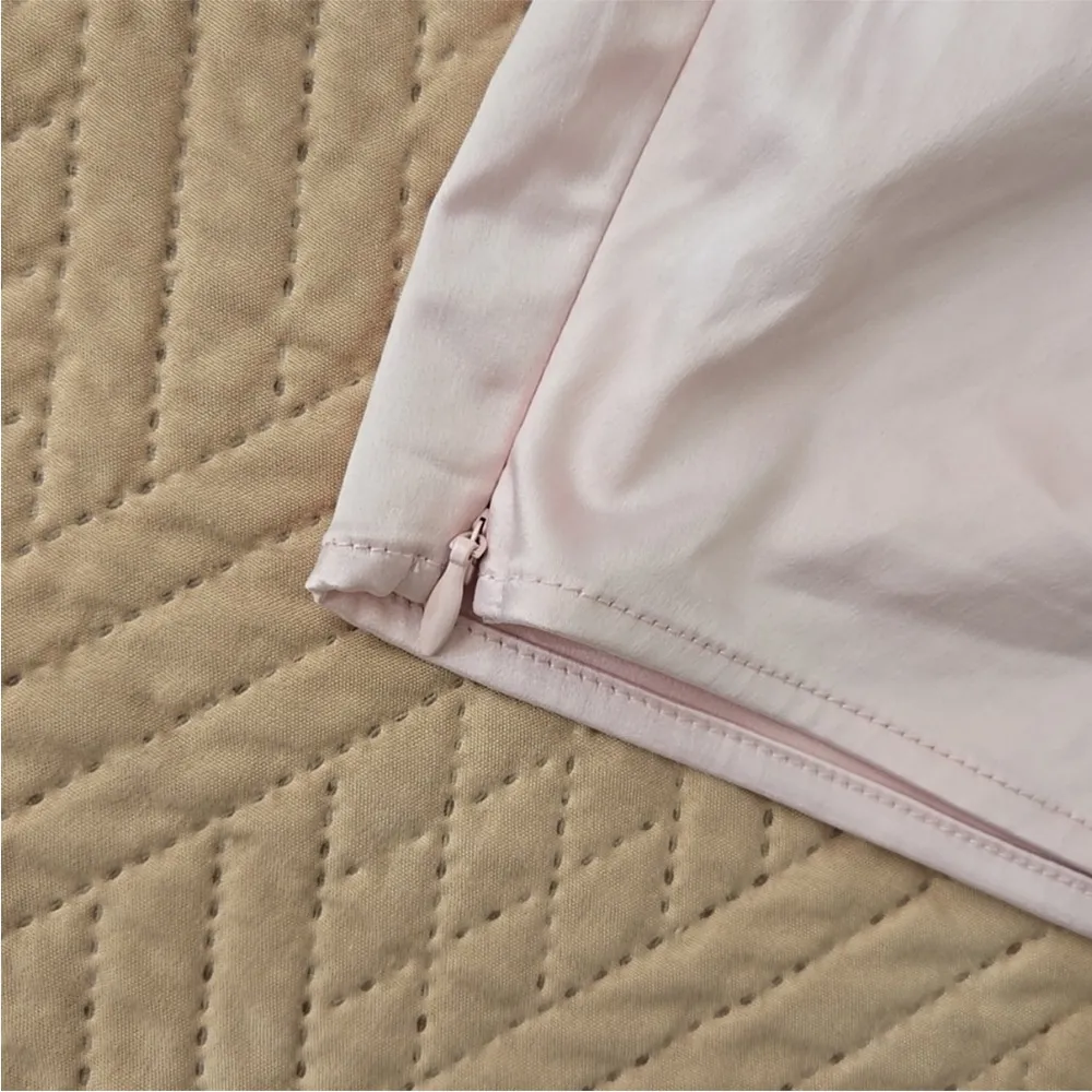 Princess Polly satin crop top light pink 8 - Image 4