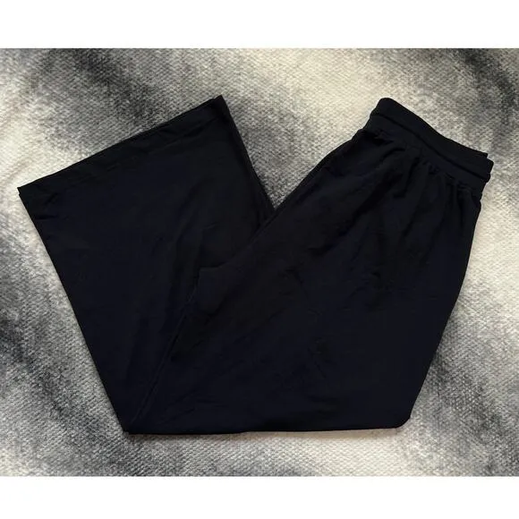 Bishop + Young Wide Leg Lounge Knit Pants Navy Blue Women Size 1X - NWT - Image 2
