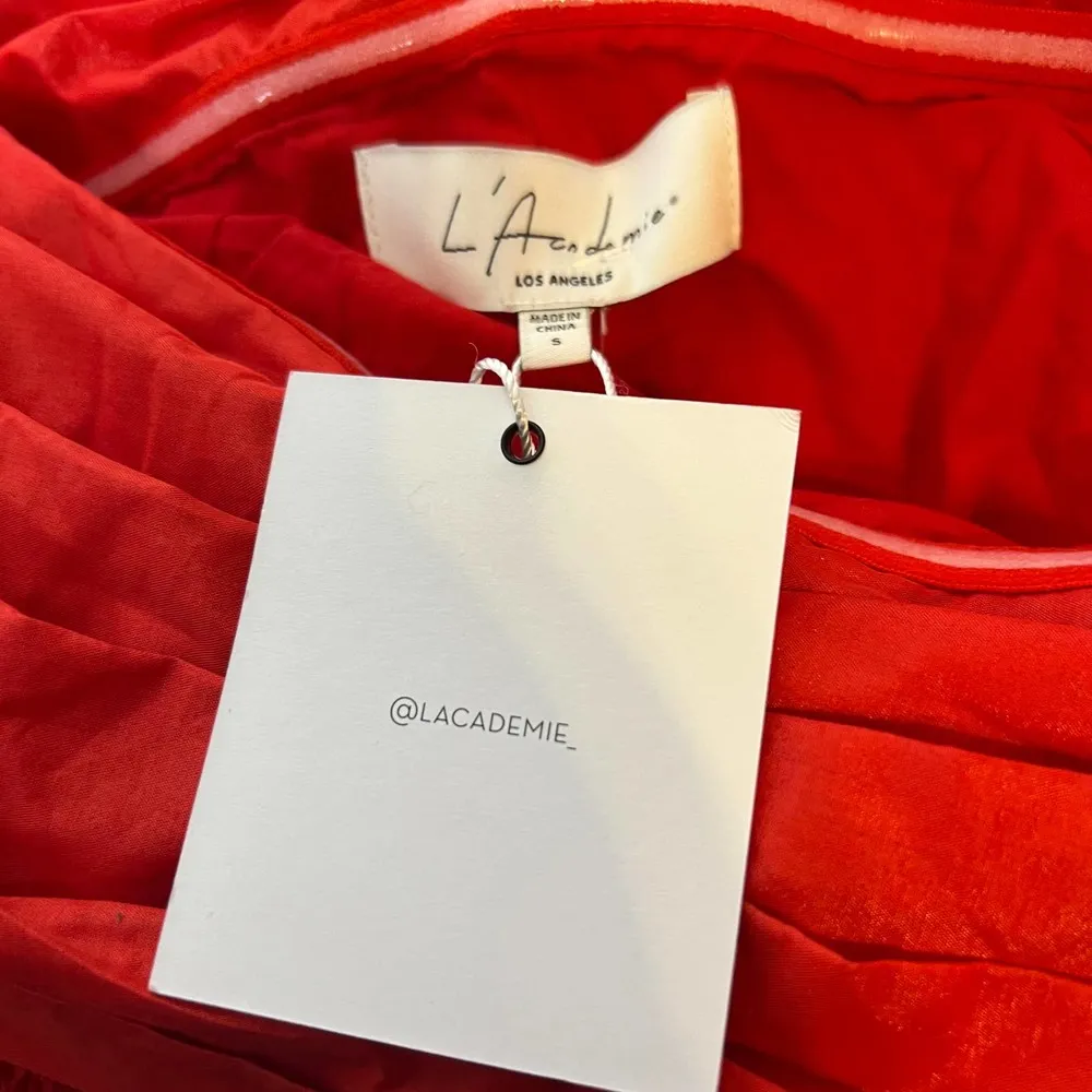 NWT L’Academie off the shoulder mini dress - Image 12