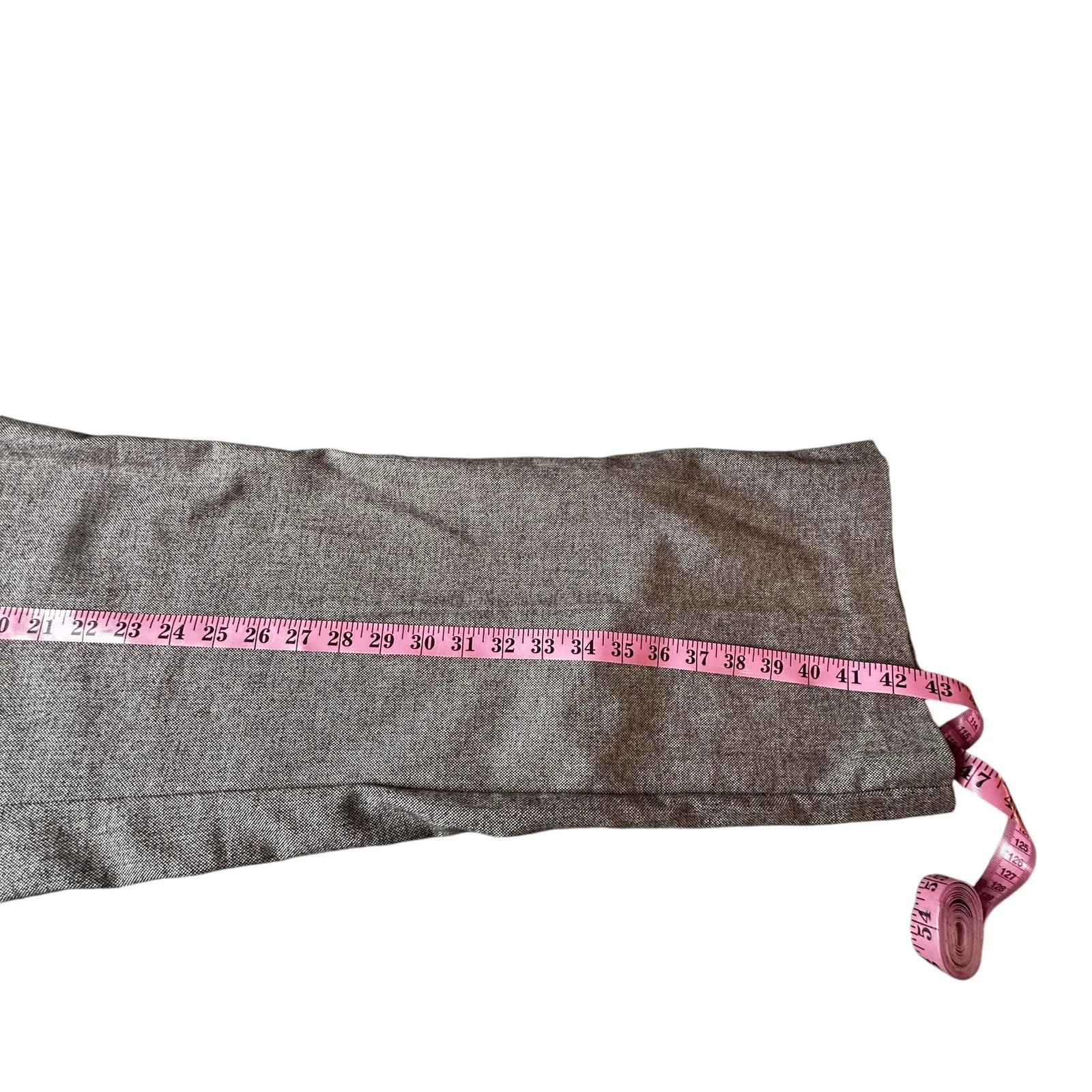 St. John's Bay Women's Brown‎ Dongal Tweed Stretch Straight Leg Pants Size 20W - Image 7