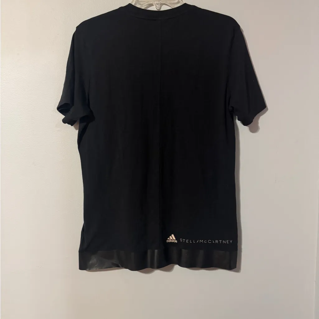 Stella Mccartney X Adidas Black Short Sleeve Tee size XS - Image 9
