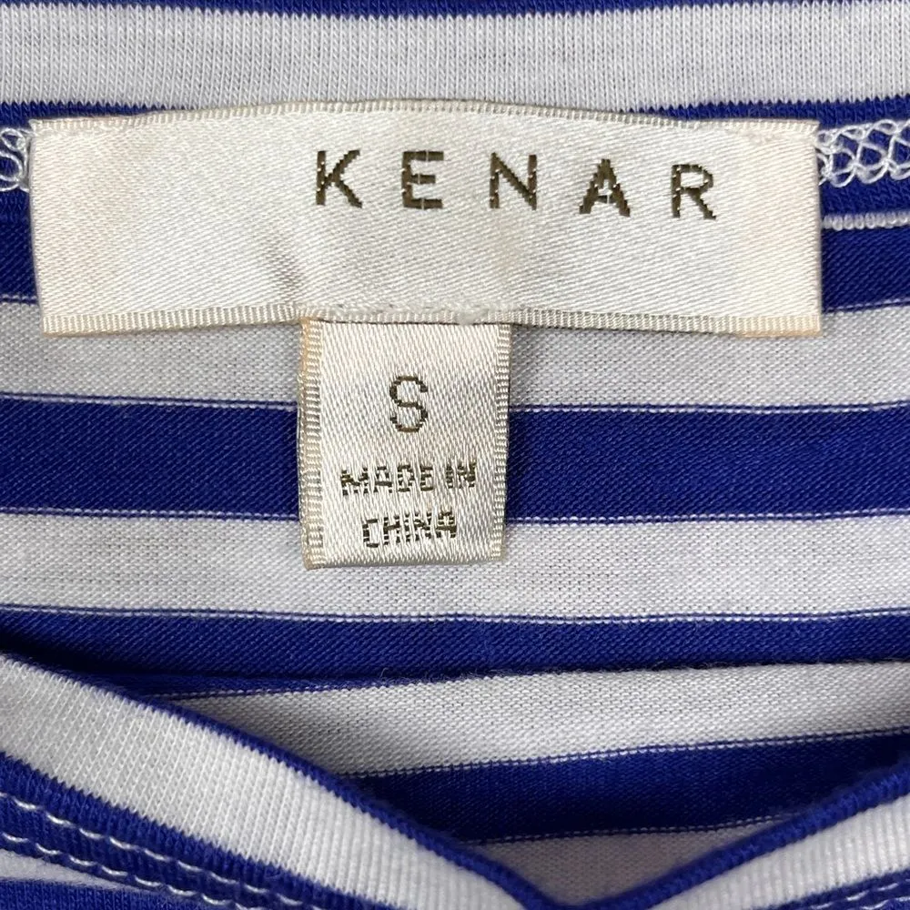 Kenar Blue & White Striped Top – Small - Image 7