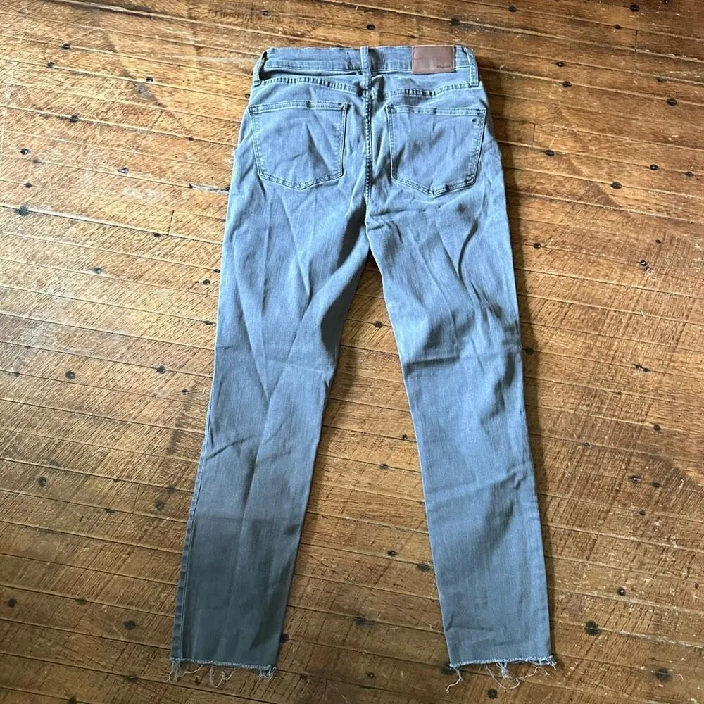 Madewell sustainable high rise normcore 26 skinny gray jeans - Image 3