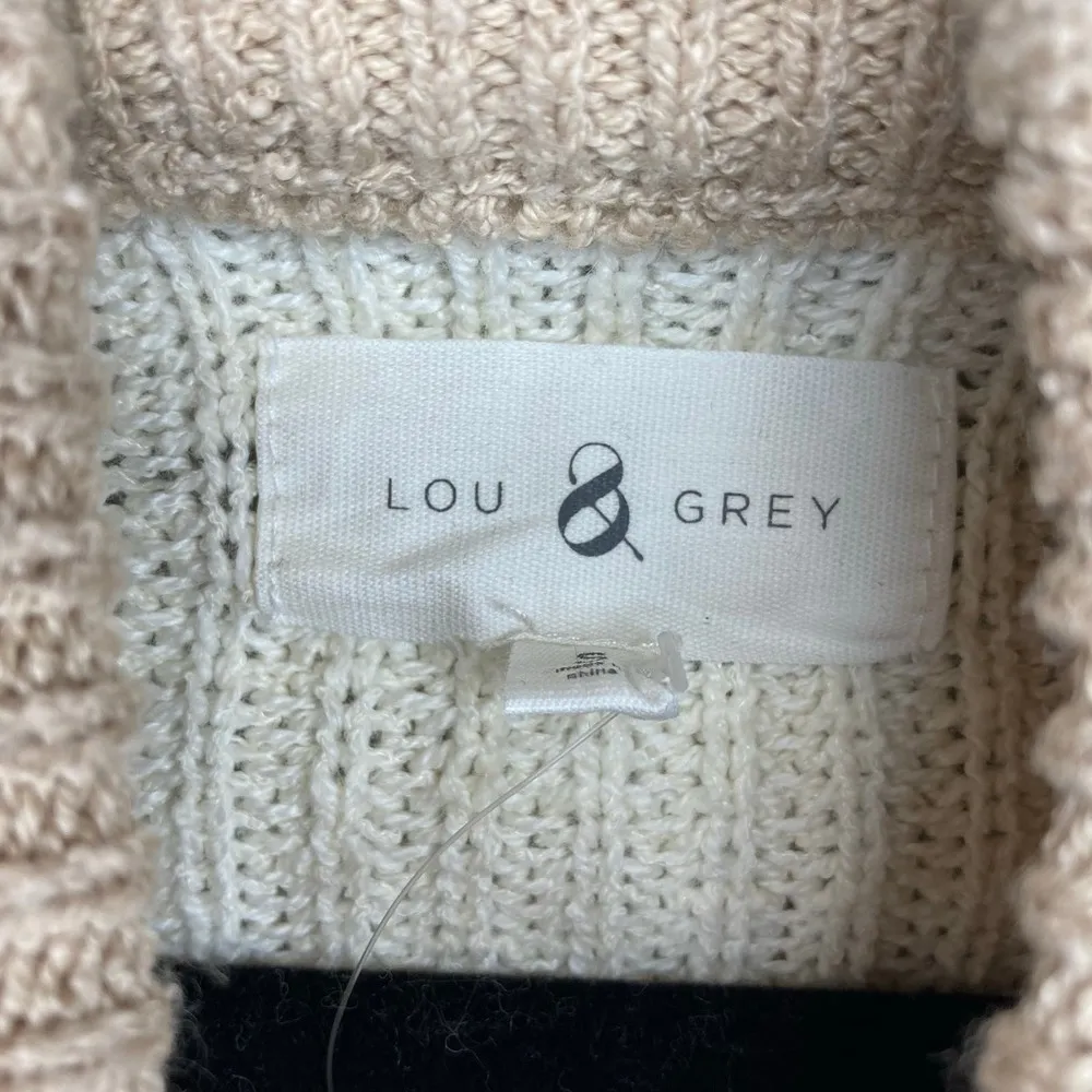 NWT Lou & Grey Colorblock Turtleneck Knit Sweater Size Small - Image 7
