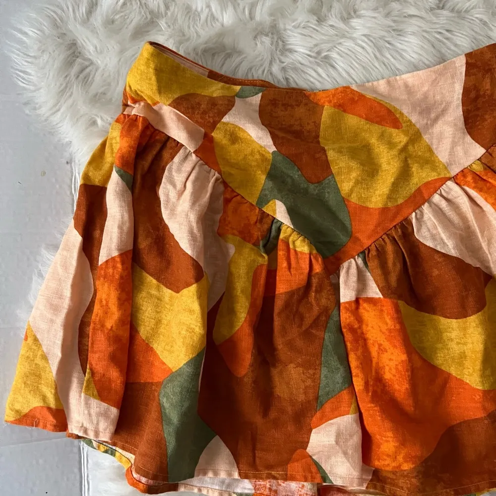 Fe Noel x Target Mini Skirt Orange Size 6 - Image 7