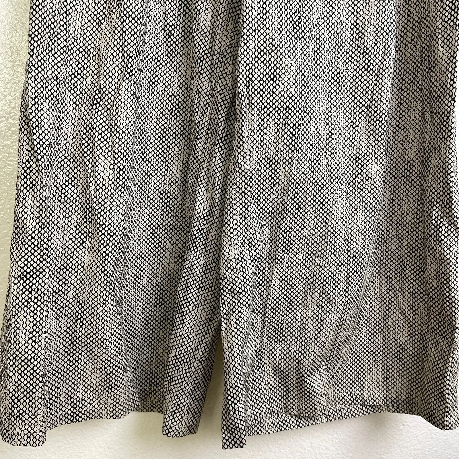 Eileen Fisher Chainette Organic Cotton Pants Womens Small Cream Wide Leg - Image 5