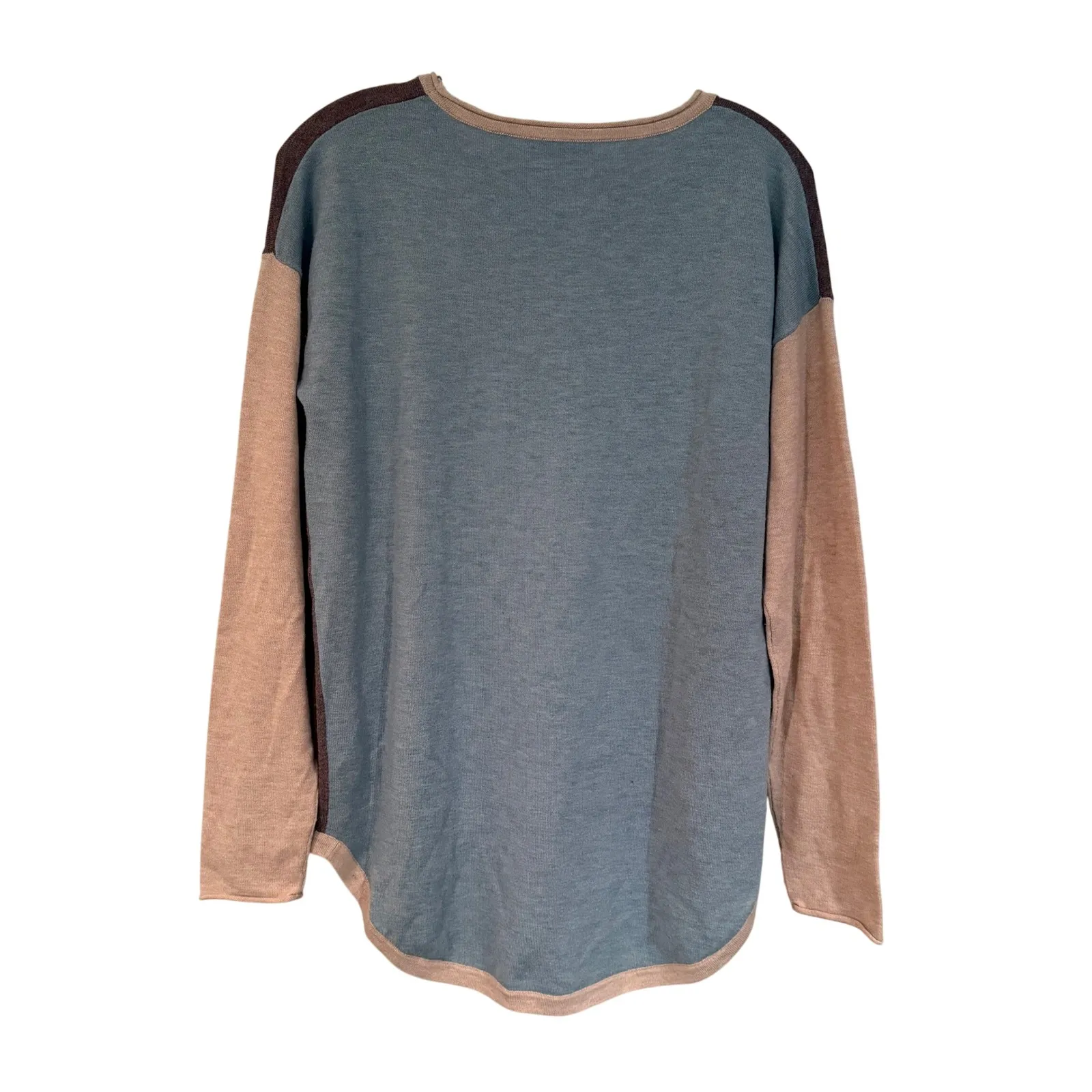 Smartwool Shadow‎ Pine Colorblock Sweater Women's Medium Athleisure Casual Comfy - Image 6