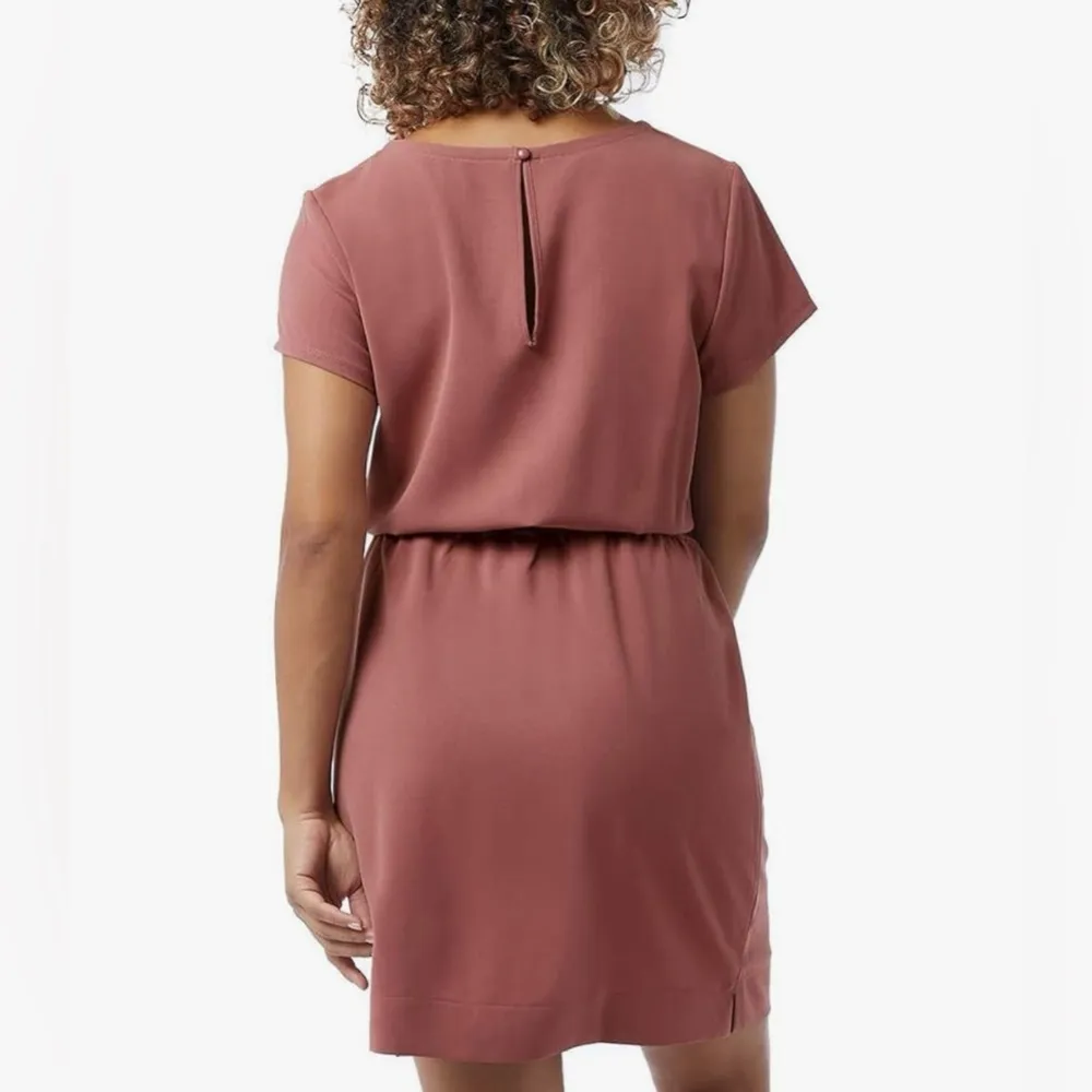 32 Degrees Soft Twill Drawstring Dress Women’s Size Large Deco Rose - Image 4