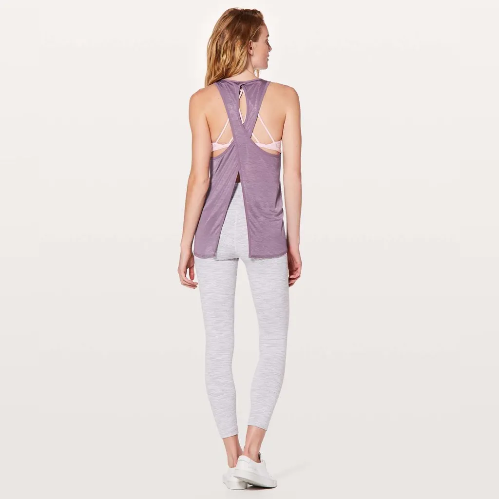Vintage Lululemon Tied & True Tank - Smoked Mulberry - 8 - Image 4