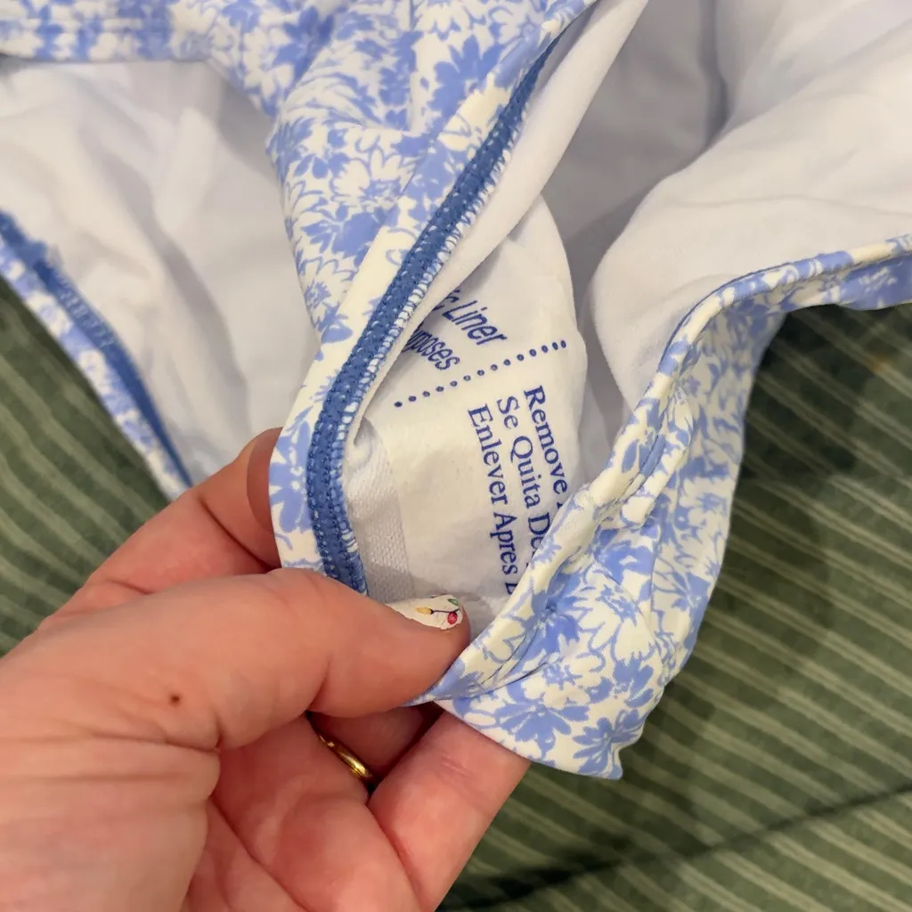 Floral Strapless Swimsuit - Image 2