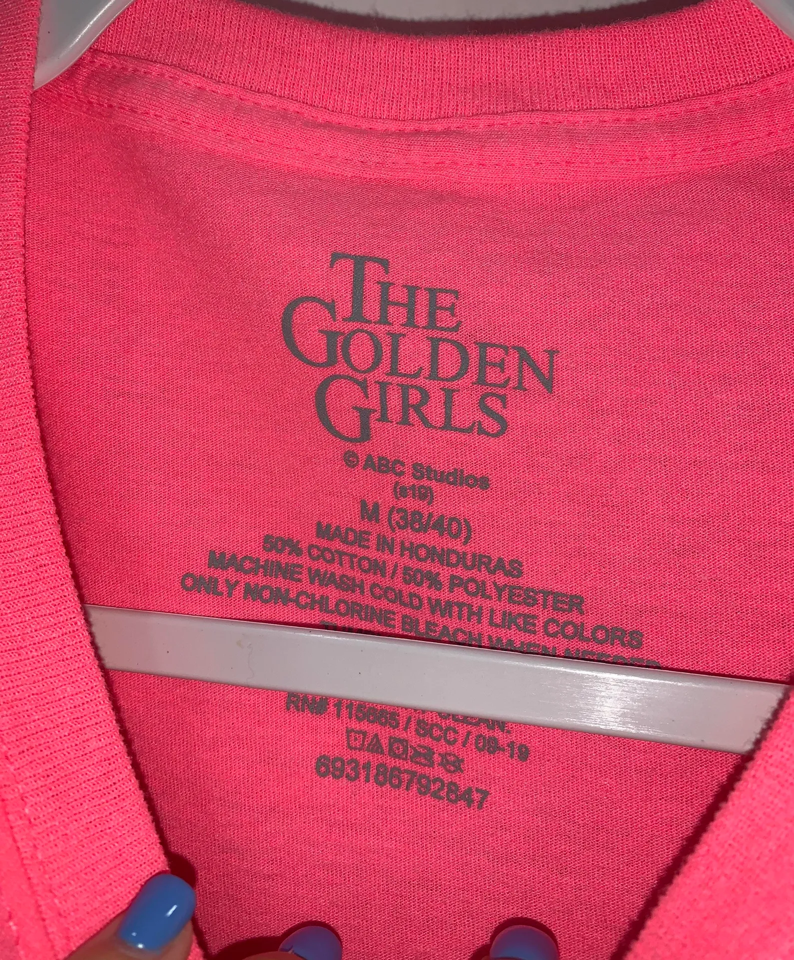 Golden Girls Graphic Tee Pink Size M - Image 3