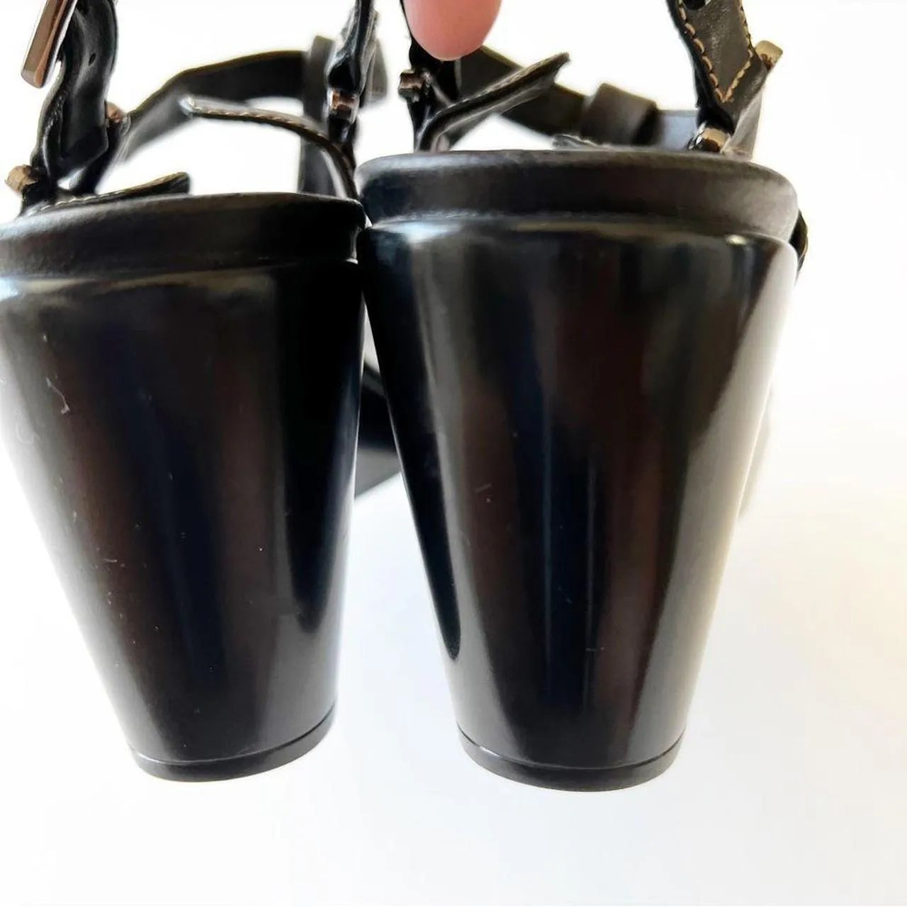 Aerosoles  Black Wedges - Image 5