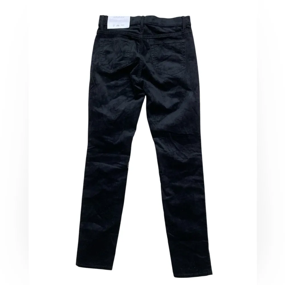 Black velvet skinny pants - Image 2