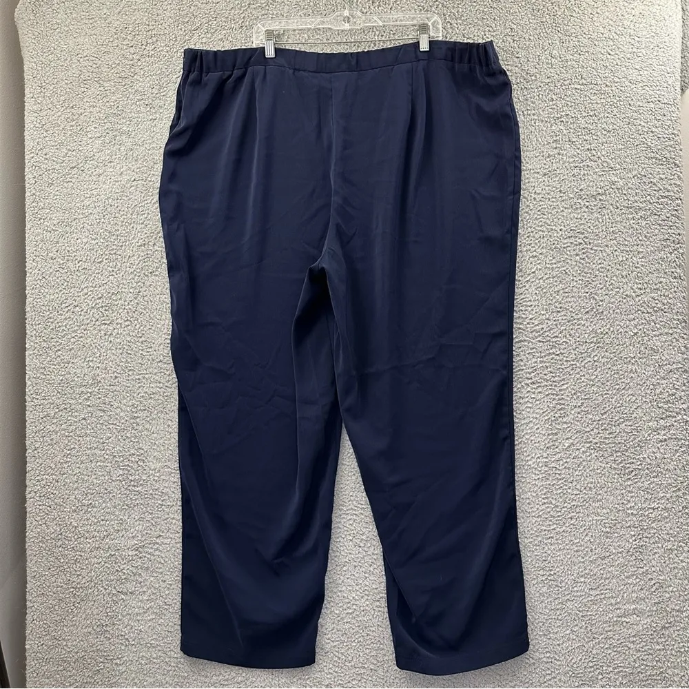 Susan Graver Style Straight Leg Dress Pants Business Office Travel Women 3X x 30 - Image 2