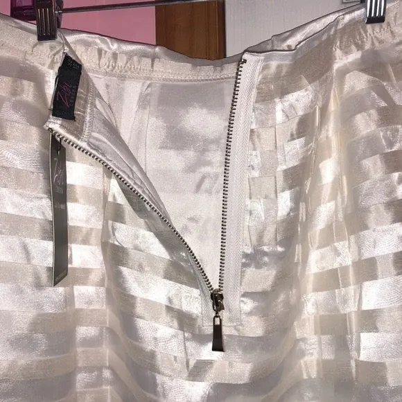 Zibi London White Organza Skirt - Image 5