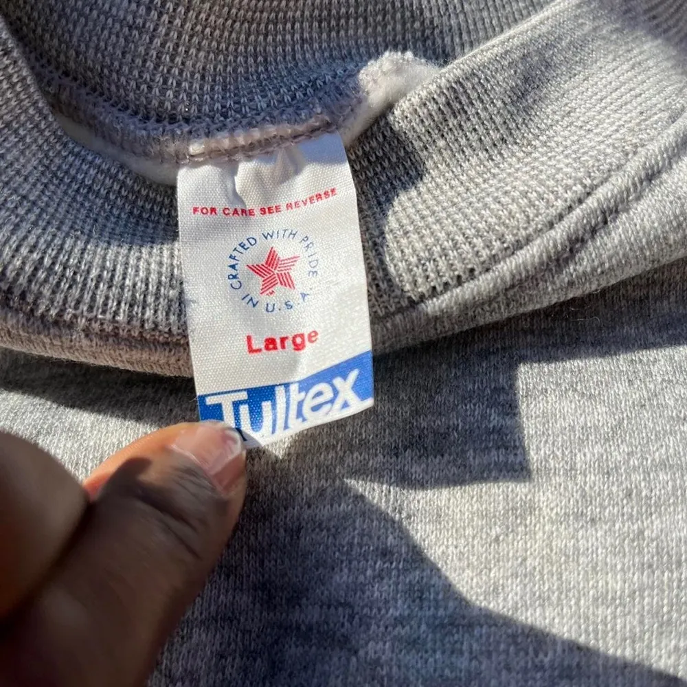 Vintage Tultex Blank Raglan 80s Acrylic Blend USA Crewneck Sweatshirt
Tagged L - Image 3