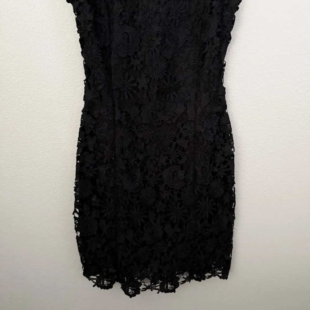 LULUS | Hidden Talent Backless Black Overlay Lace Dress Open Back | Size Small - Image 6