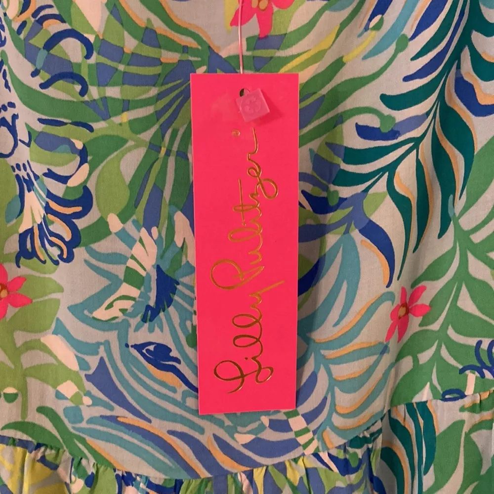 LILLY PULITZER TERESA  MAXI DRESS SIZE XL BRAND NEW WITH TAG LENGTH 50” BUST 40” - Image 3