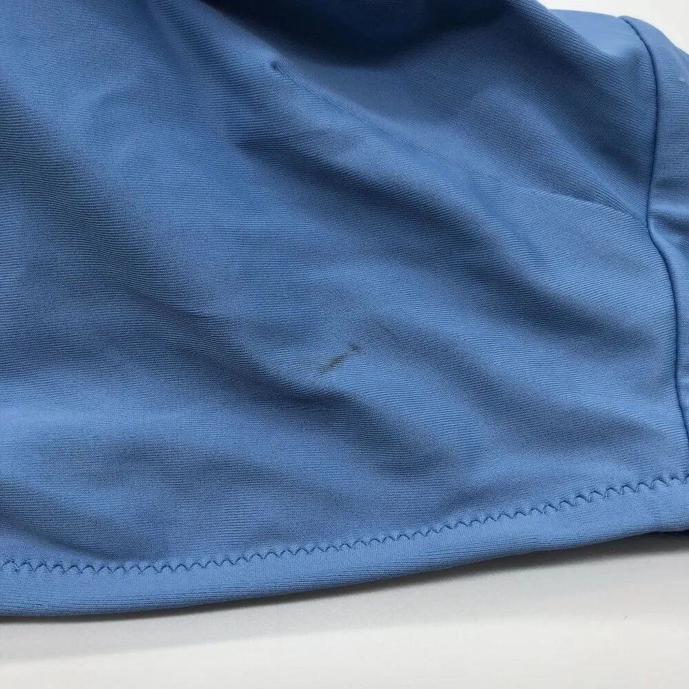 Aerie Womens Blue Halter Bikini Swim Top Keyhole Removable Cups XXL - Image 2