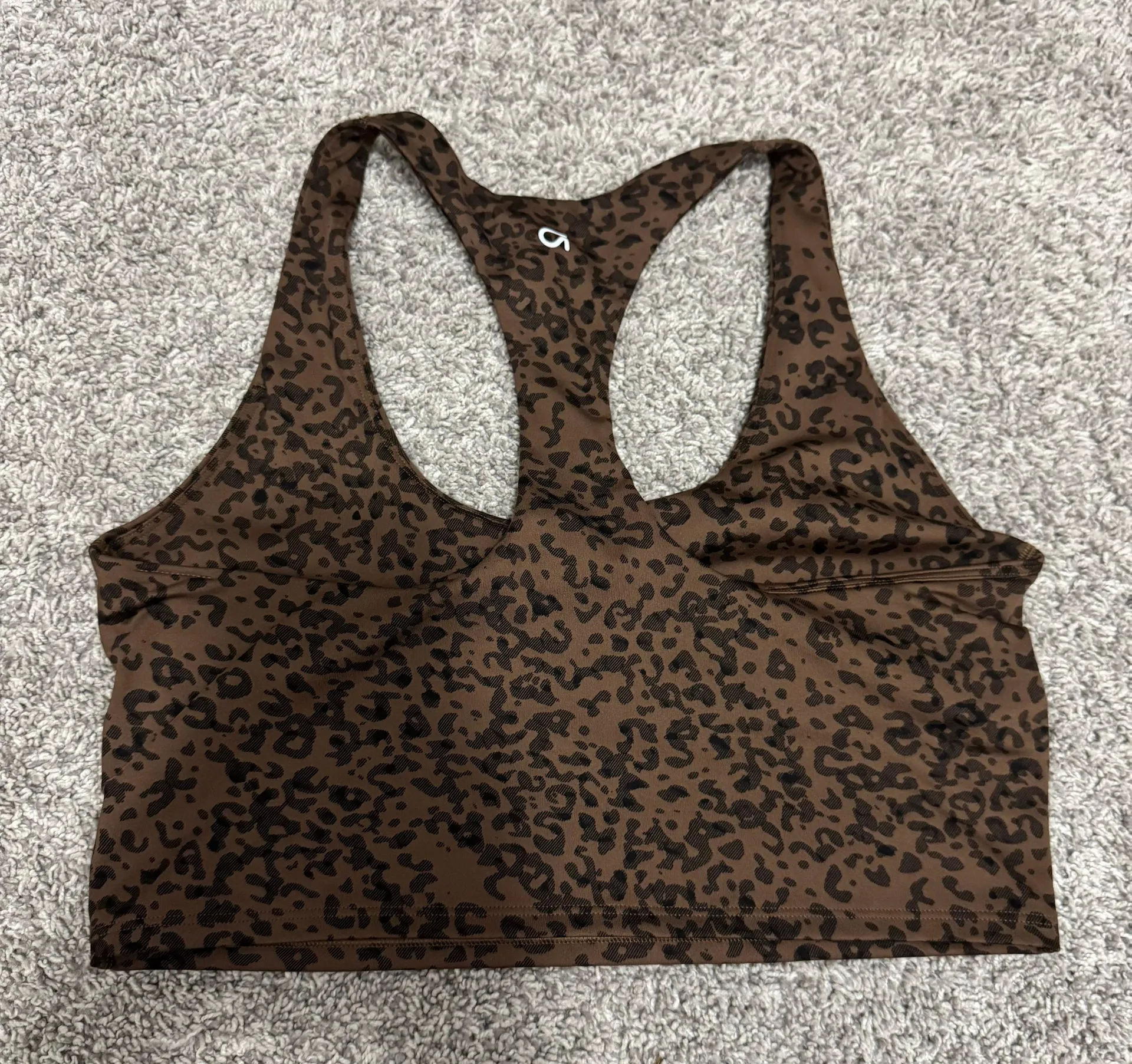 Brown Sports Bra - Image 2