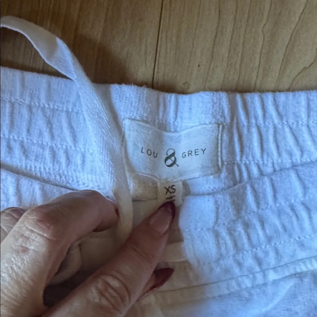Lou & Grey Soft White Lounge Pants - Image 2