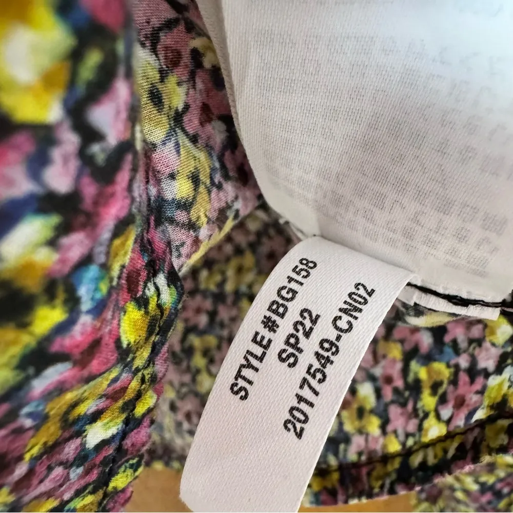 J. Crew Cinched-Waist Organic Cotton Top Liberty Fabric Busy Izzy Floral 12 - Image 14