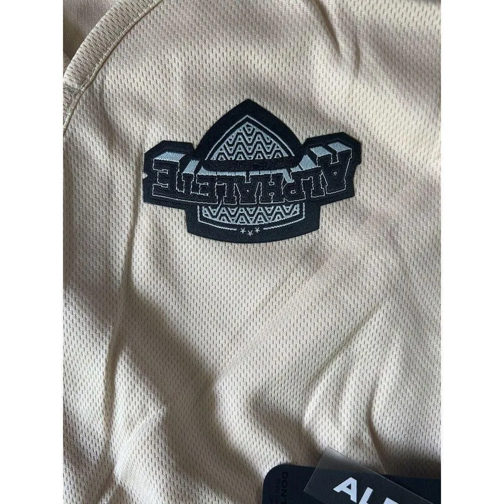 NEW Alphalete Woman’s Varsity Short - Tan ,size Medium - Image 7