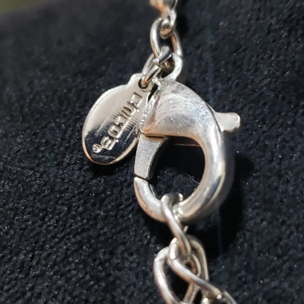 Chico's Gold & Silver Round Beaded Single Strand Chunky Statement Necklace - Image 7