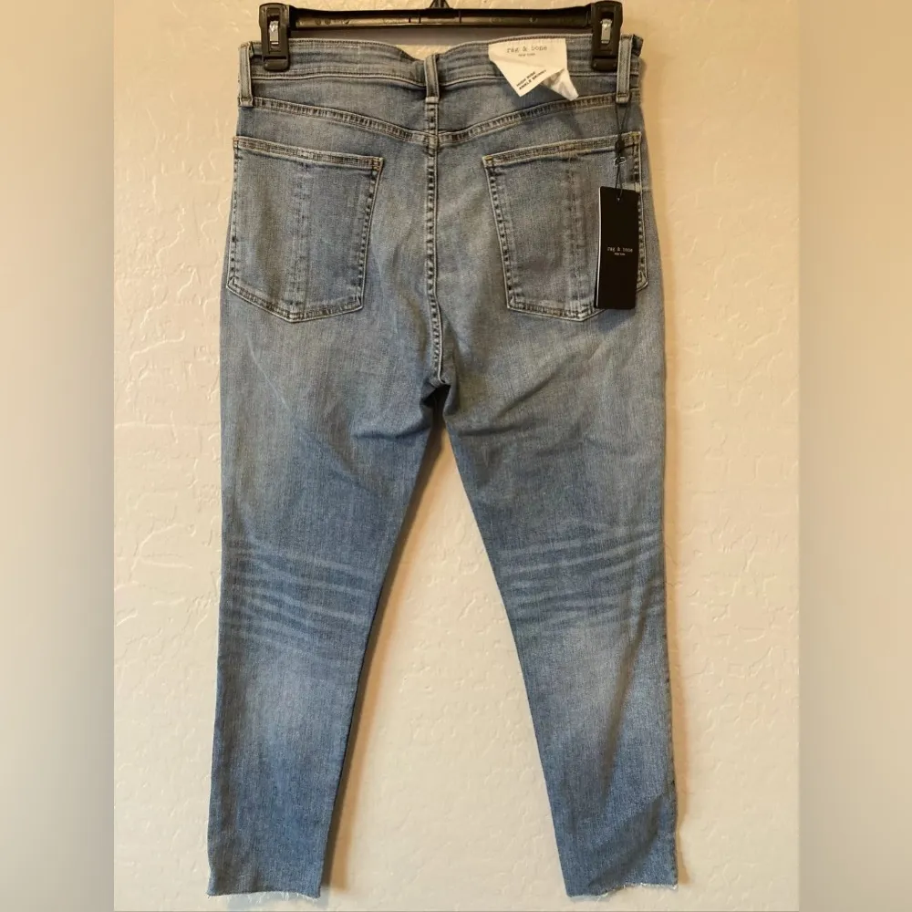 $195 RAG & BONE ELLERY NEW HIGH RISE ANKLE SKINNY JEANS | 32/26 - Image 2
