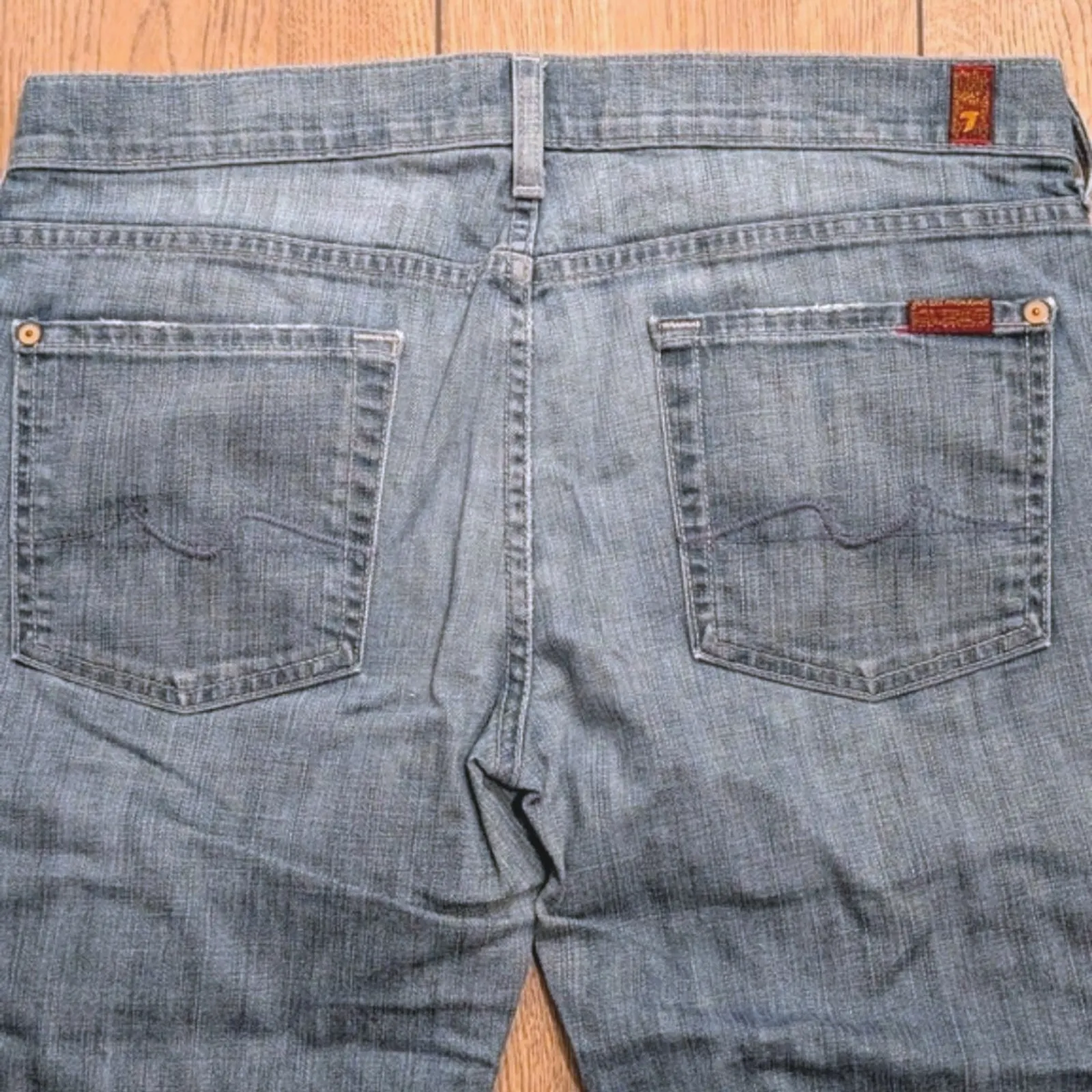 7 For All Mankind Womens 29 Roxanne Capri Crop JEANS Premium Designer Denim - Image 6