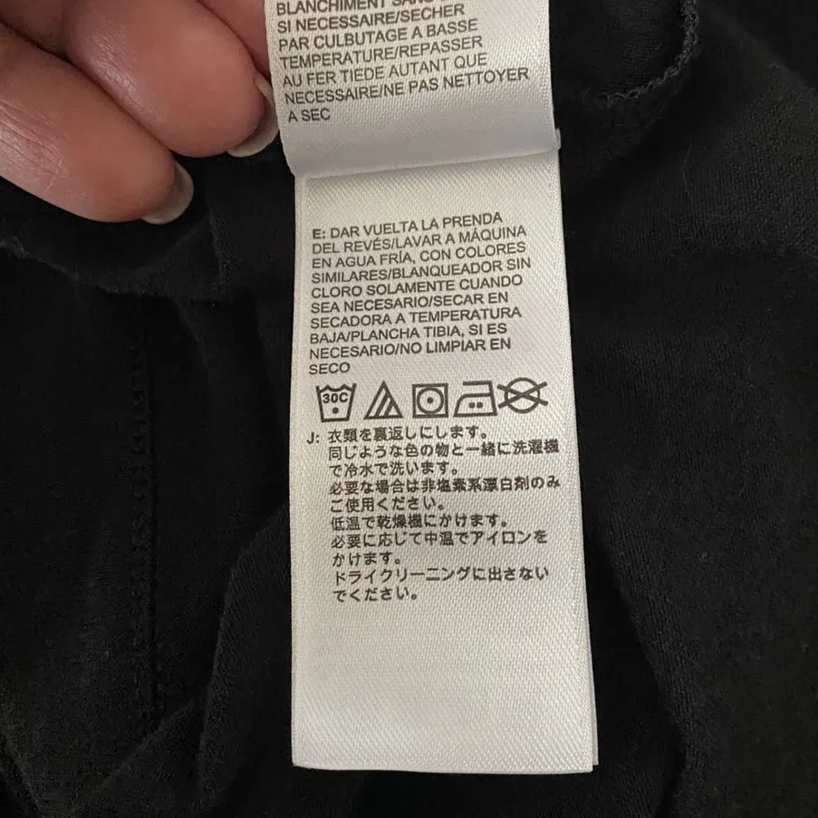 The North Face 3/4 Sleeve Black Hooded Dress Women's sz. S w/pocket - Image 10