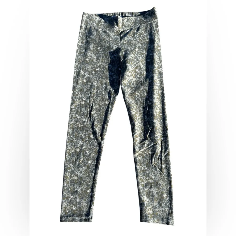 Sonoma Floral Leggings Womens M OEKO-TEX Stretch Midrise Flowers Lounge Yoga - Image 2