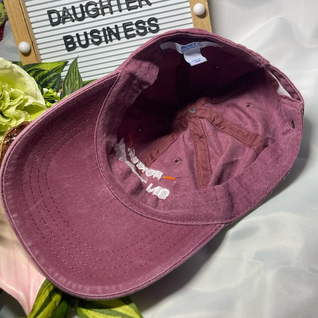 Virginia Tech Hokies On Track Hat Cap Adjustable Port & Company Maroon Red - Image 2