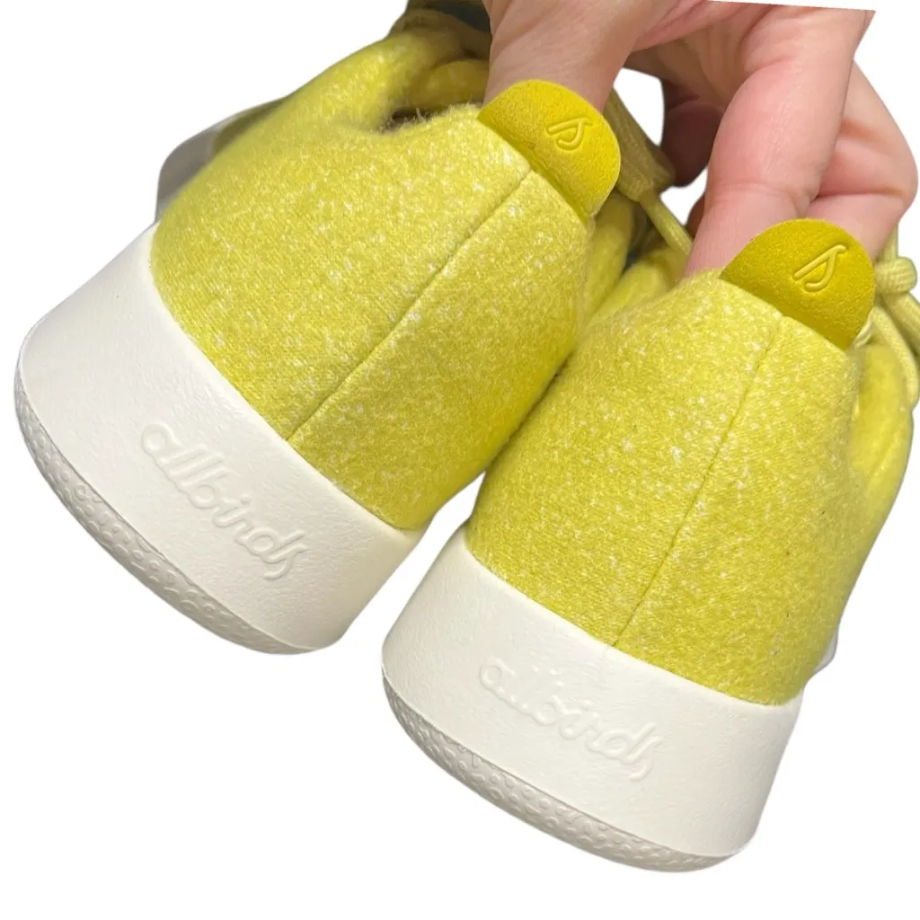 Allbirds New Wool Runner Sneakers Women’s Size 6 Yellow Merino Lace-Up Casual - Image 6