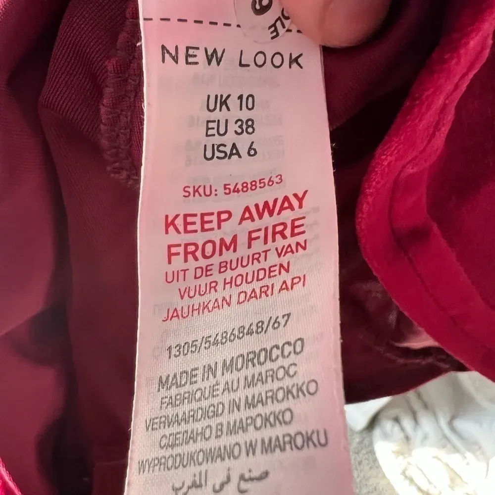 NEW look wrap‎ velvet dress - Image 5