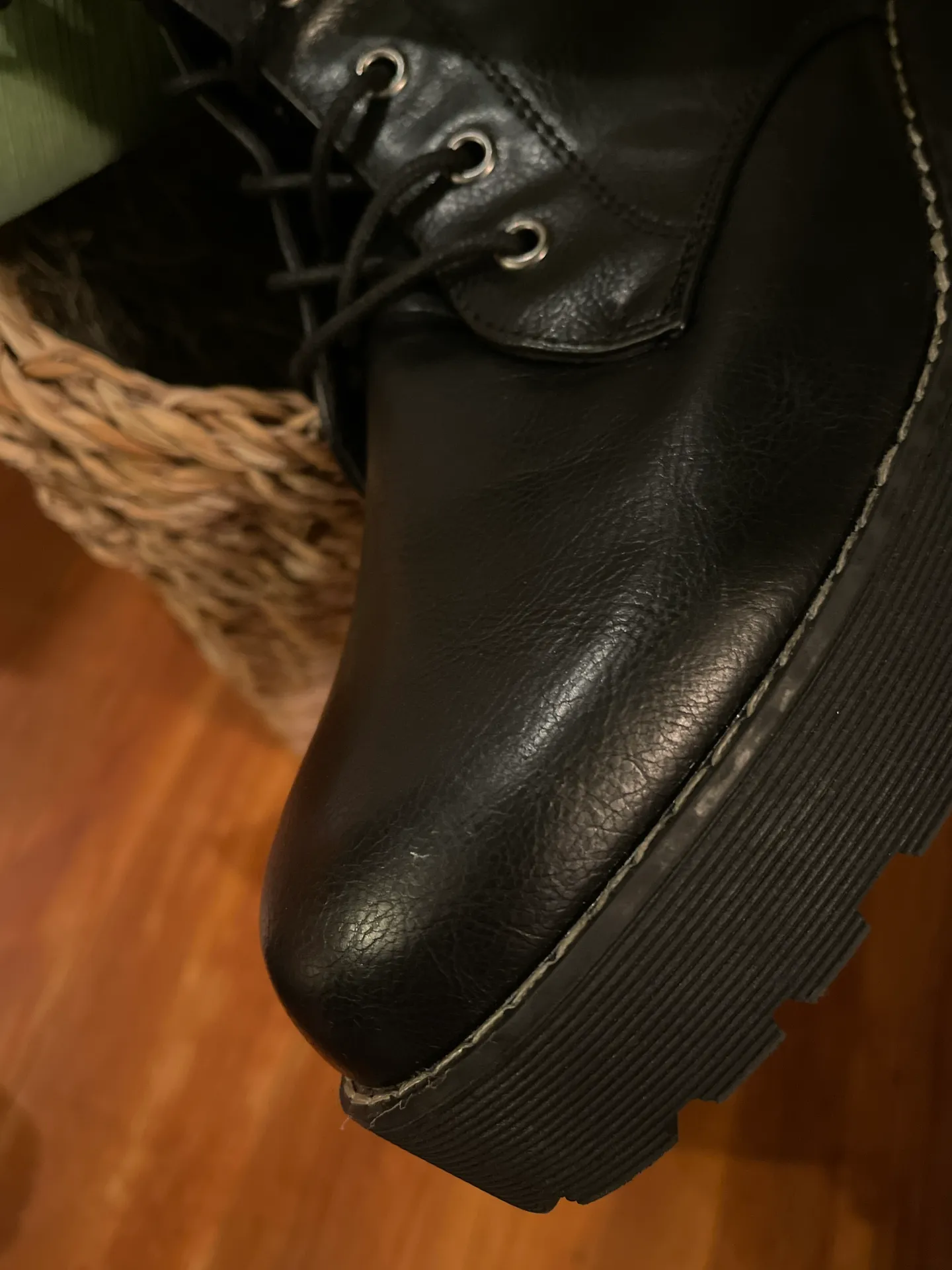 Combat Boots Black Size 11 - Image 9